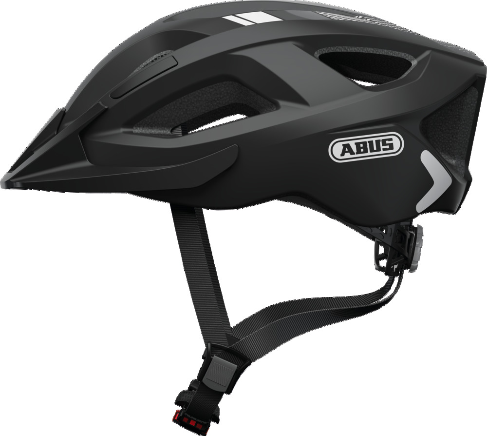 Abus ADURO 2.0 Fahrradhelm/ race black/ Seitenansicht