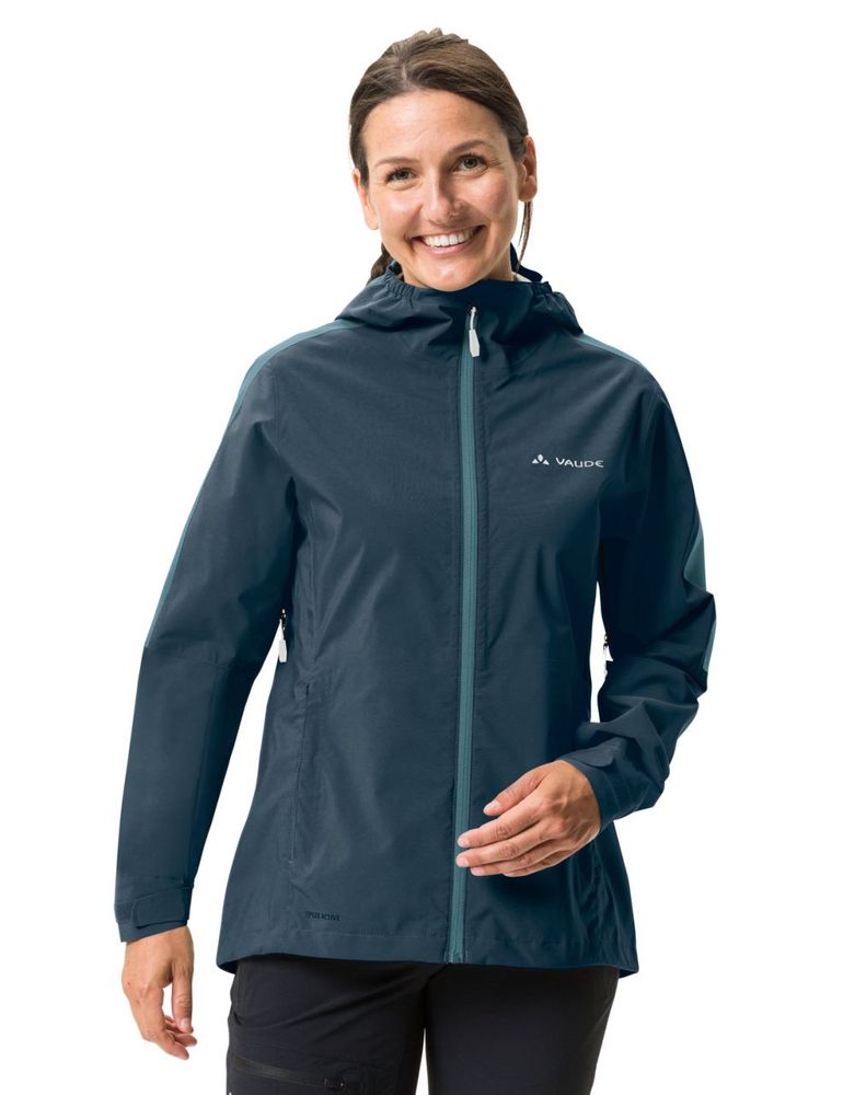 VAUDE Women's Moab Rain Jacket II - dark sea uni