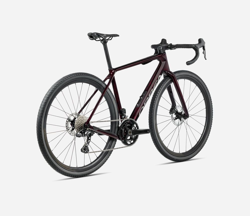 Orbea Terra M30 Team 2025 - Wine Red Carbon View (Gloss)