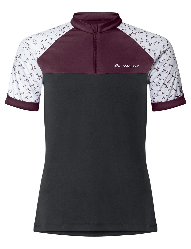 VAUDE Women´s Ledro Print Shirt 2023, cassis, Vorderansicht