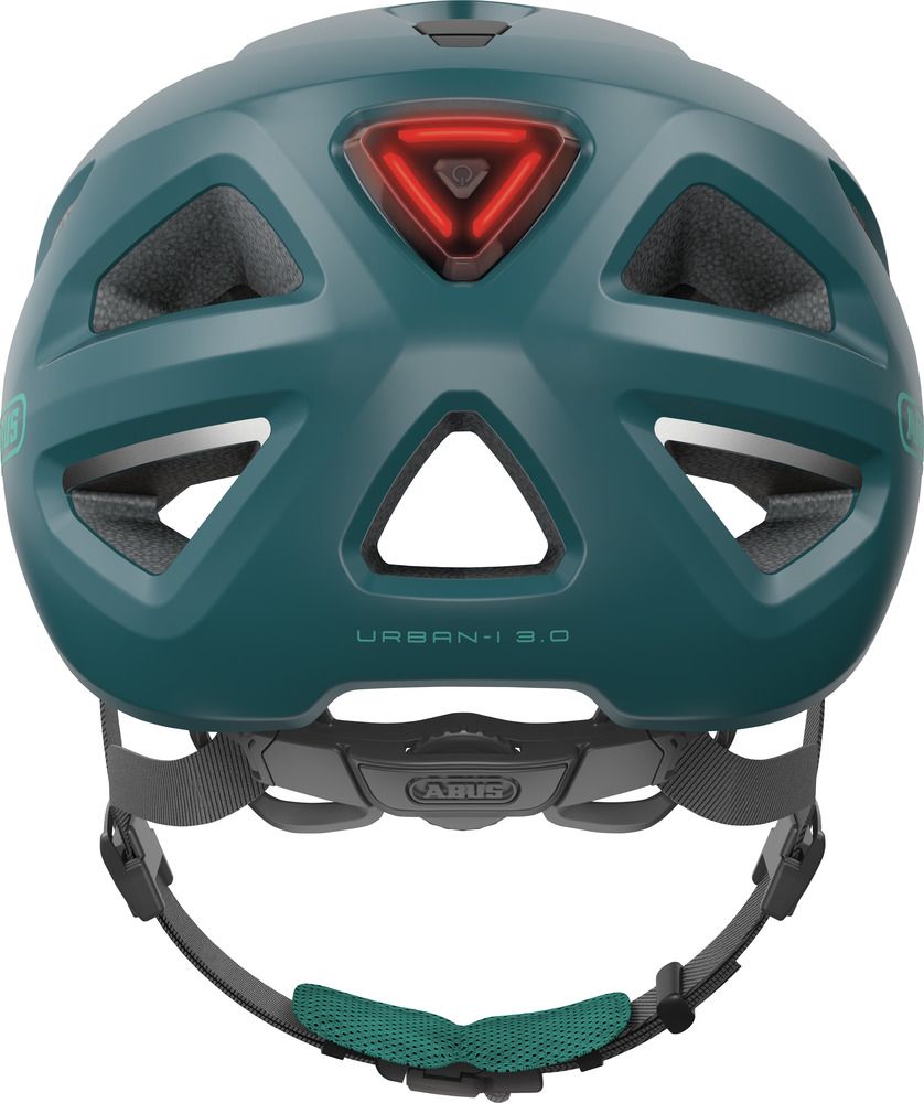 ABUS Urban-I 3.0 Fahrradhelm/ core green/ Rückansicht