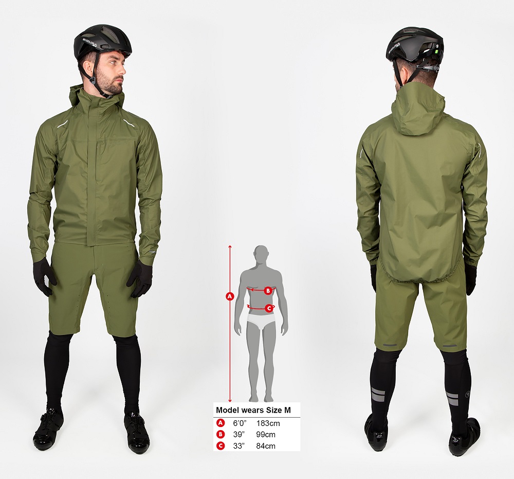 Endura GV500 Wasserdichte Jacke - Olivgrün