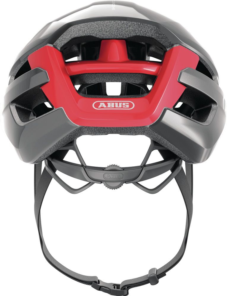 Abus PowerDome Fahhradhelm, titan, Rückansicht