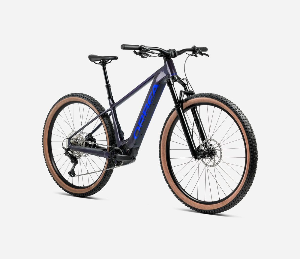 Orbea Urrun 20 2025, Tanzanite-Blue (Gloss), Seitenansicht vorne