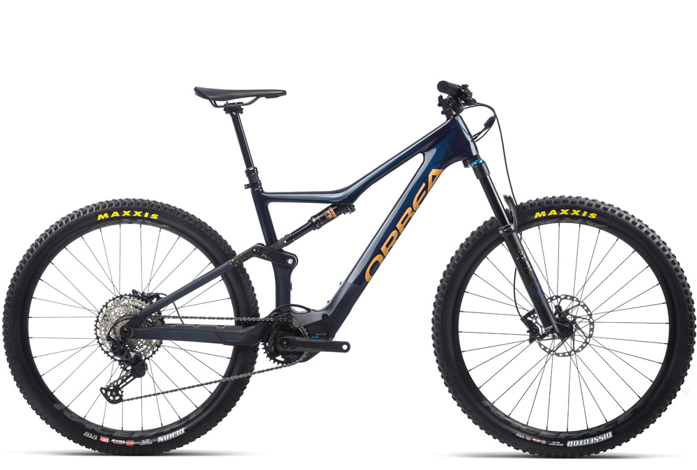 Orbea RISE M20 E-Mountainbike carbonblau