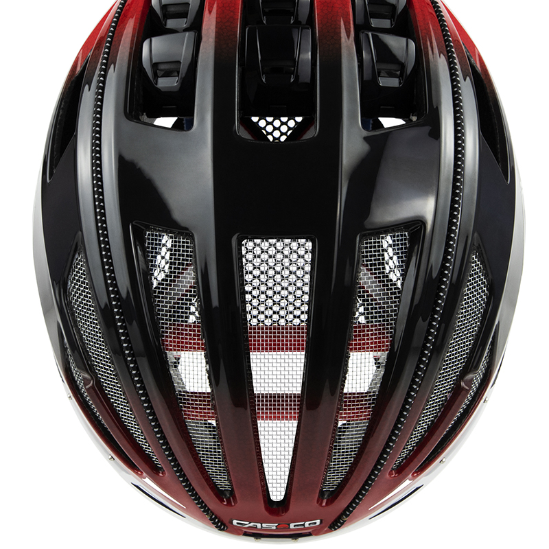 Casco SPEEDairo 2 RS inkl. Vautron-Visier/ Schwarz-Rot-Verlauf