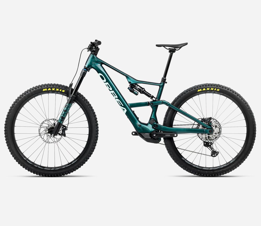 Orbea Rise LT H20 2025, Escape Green-Splash Ice Green (Gloss), Seitenansicht