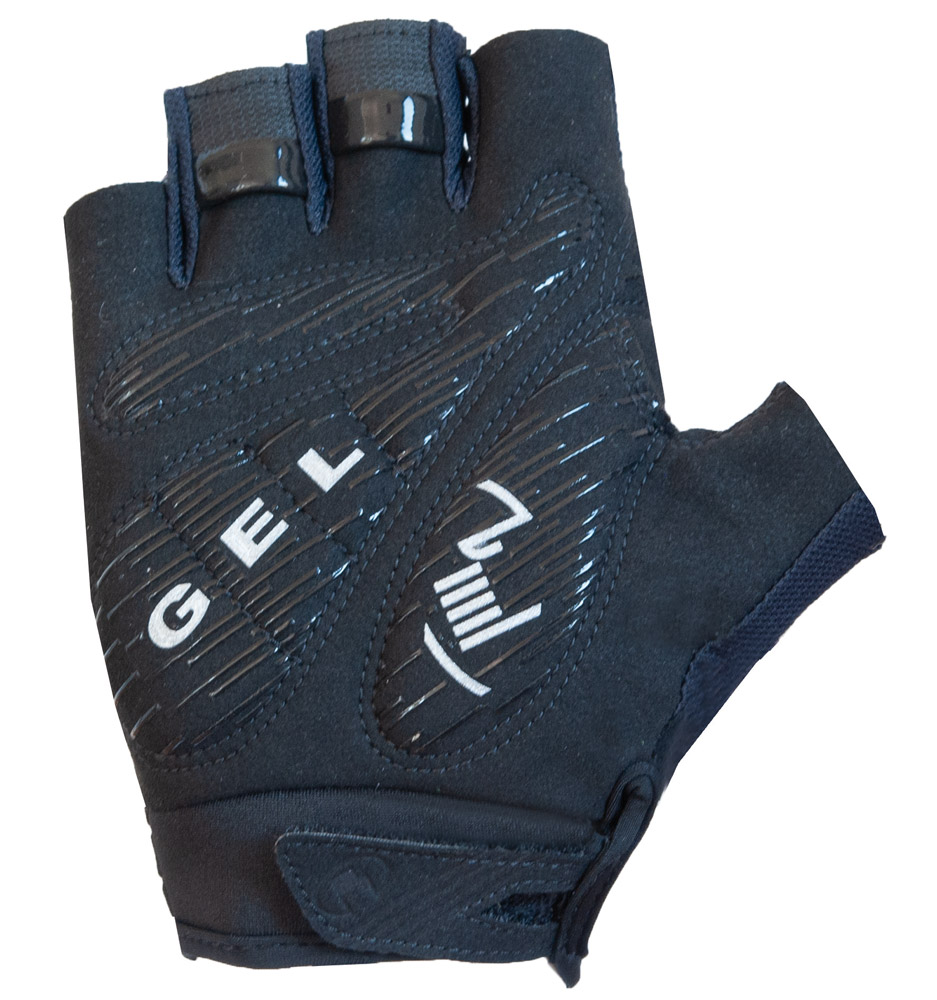 Roeckl Sports Itamos Rennradhandschuhe schwarz Kurzfinger Handschuhe für Radsport Innenhand mit Gelpolster