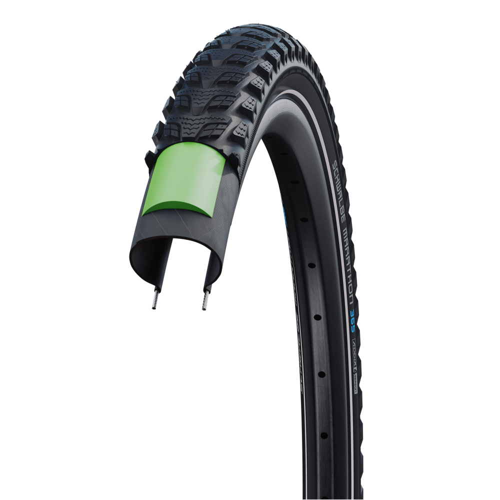 Schwalbe Reifen Marathon 365 Performance Line, Seitenansicht offen