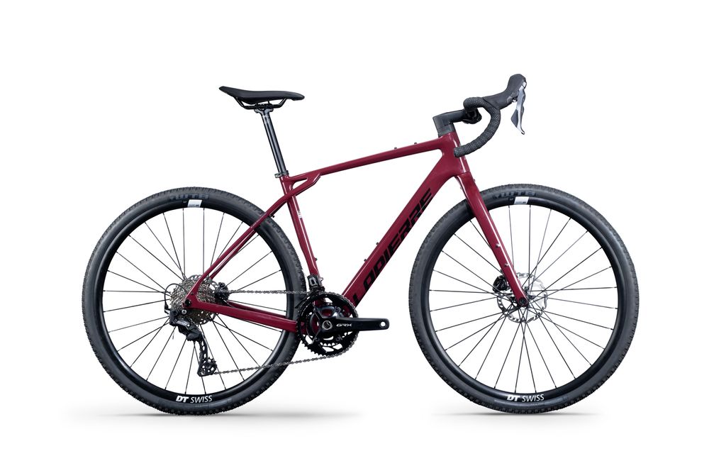 Lapierre Crosshill CF 6.0 2025, strong ruby red - glossy, Seitenansicht