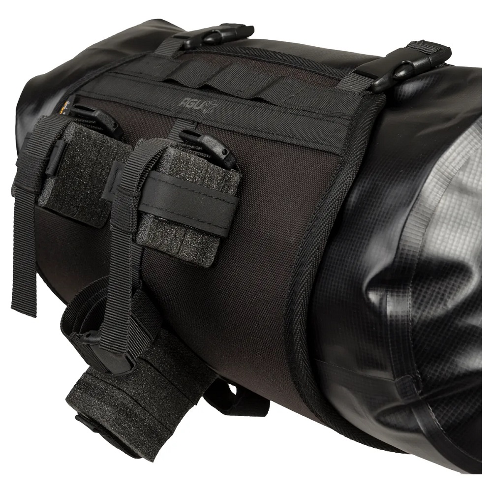 AGU Handlebar-Pack Venture Extreme Lenkertasche, black, Rückansicht Detail