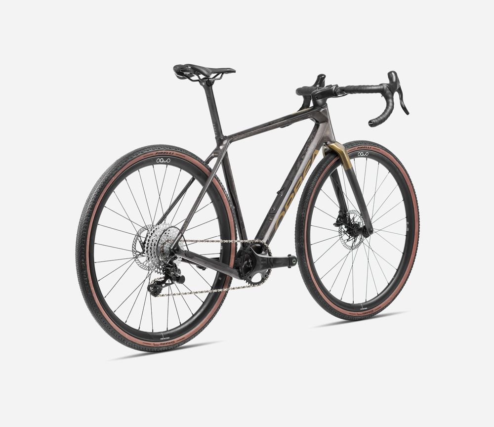 Orbea Terra M20i Team 2024, Cosmic Carbon View - Metallic Olive Green (Gloss), Rückansicht