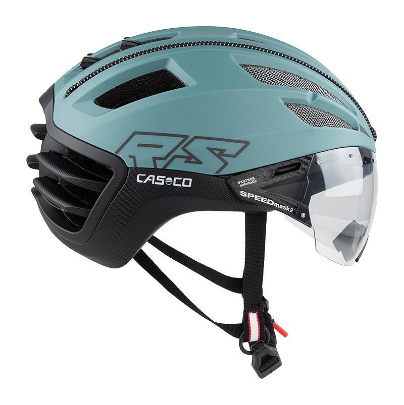 Casco SPEEDairo 2 RS inkl. Vautron-Visier/ Gravel-Grün2 Matt