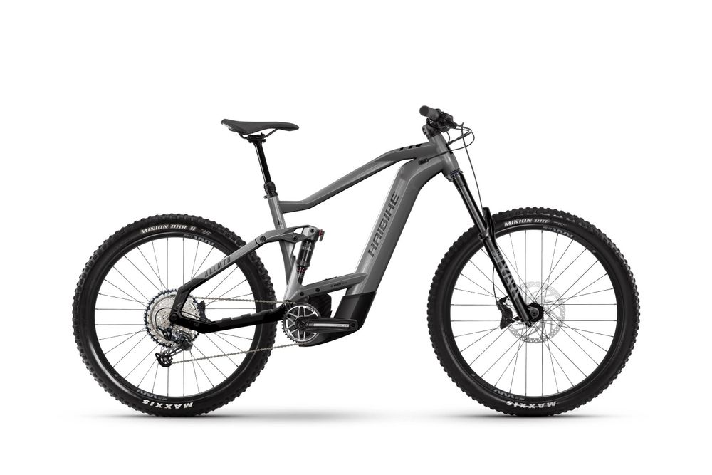 Haibike AllMtn 5 2023 - platinum/black - gloss - Seitenansicht