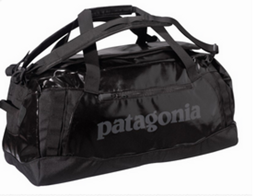 Patagonia black hole duffel black 90L für tout terrain Mule