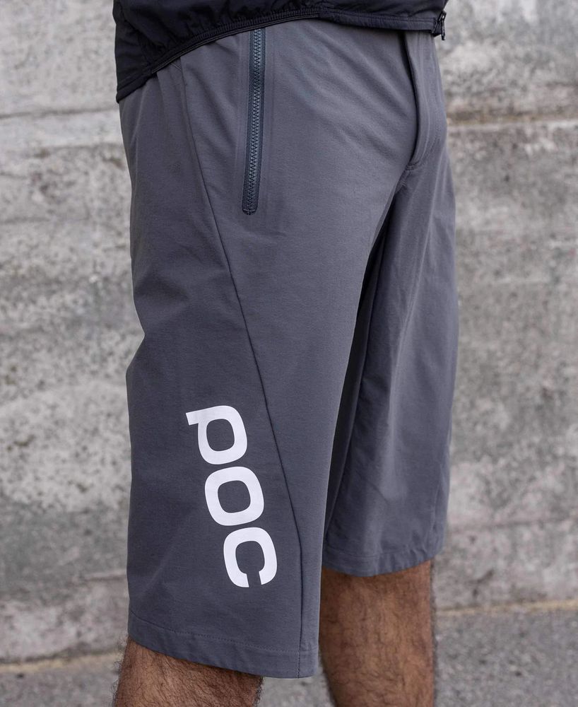 POC Essential Enduro Shorts - Sylvanite Grey, Seitenansicht