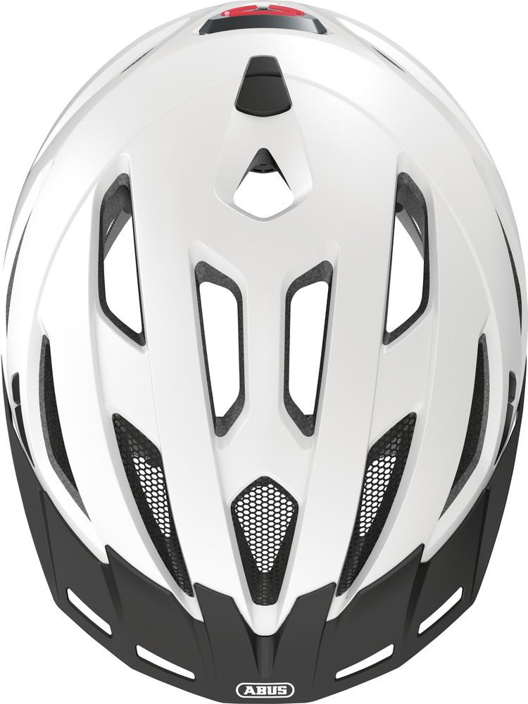 ABUS Urban-I 3.0 Fahrradhelm/ polar white/ Draufsicht