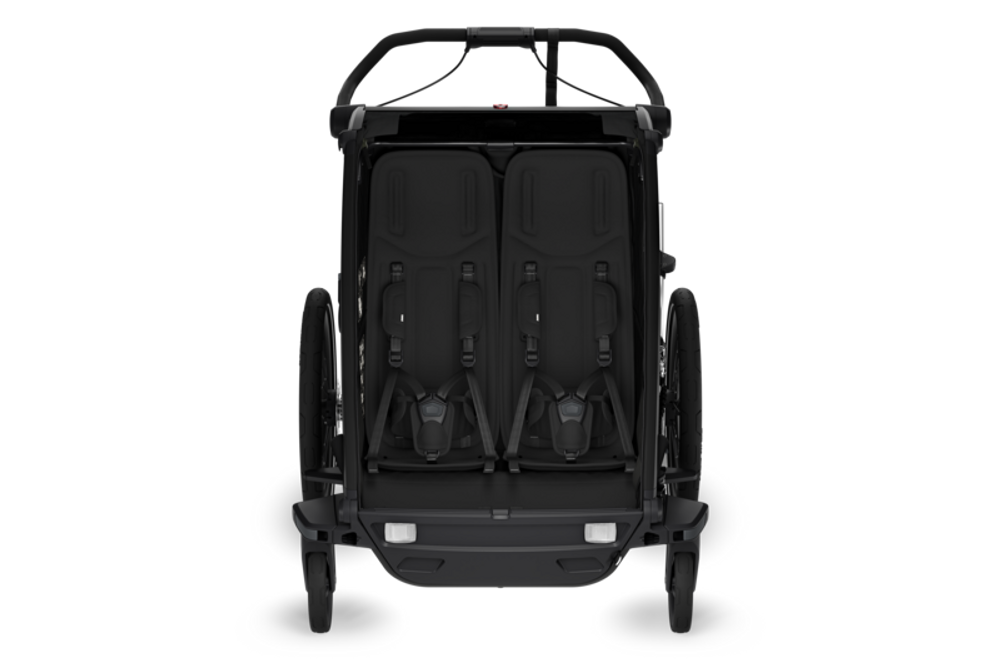 Thule Chariot Sport 2 double, Black, Frontansicht