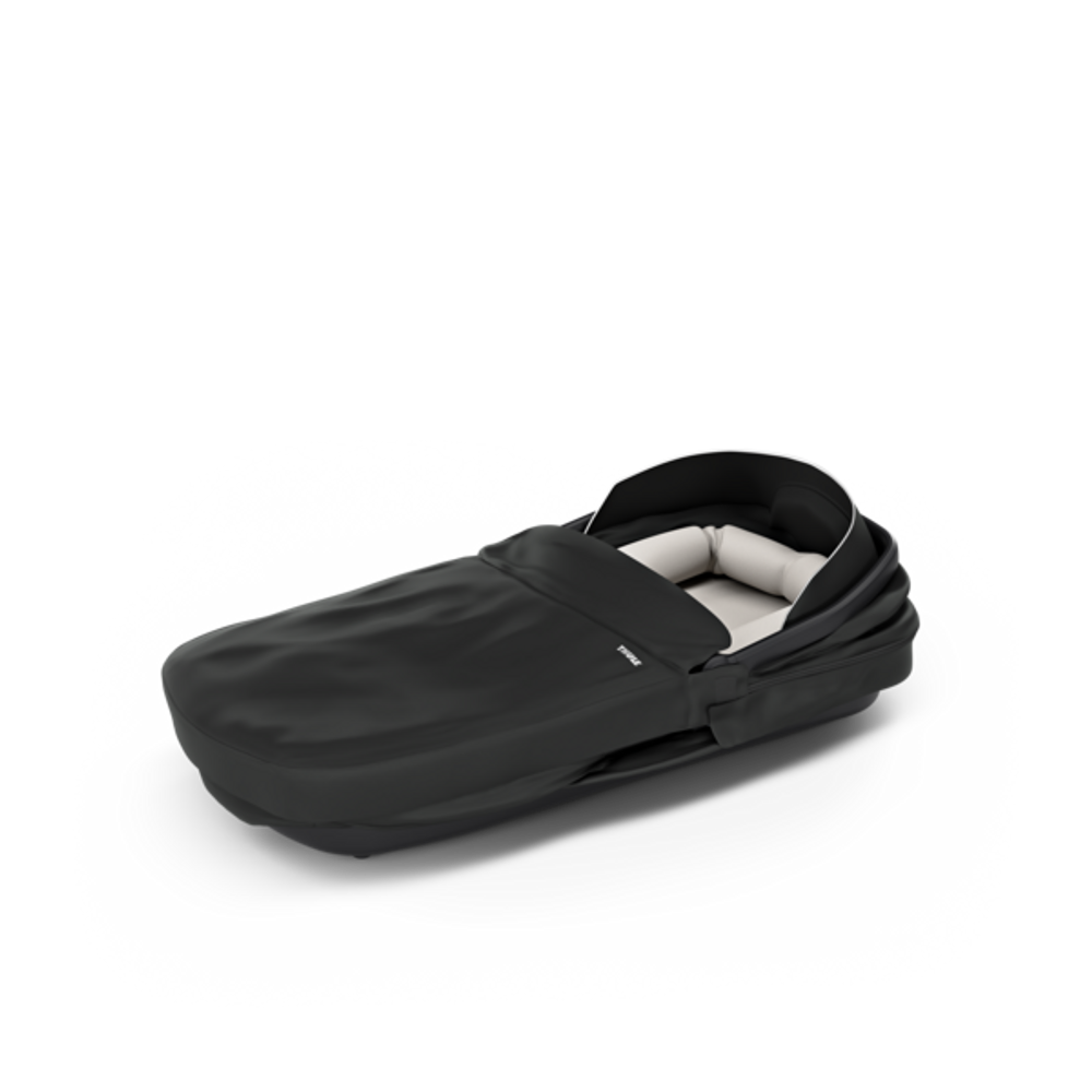 Thule Bassinet, black, zusammengeklappt