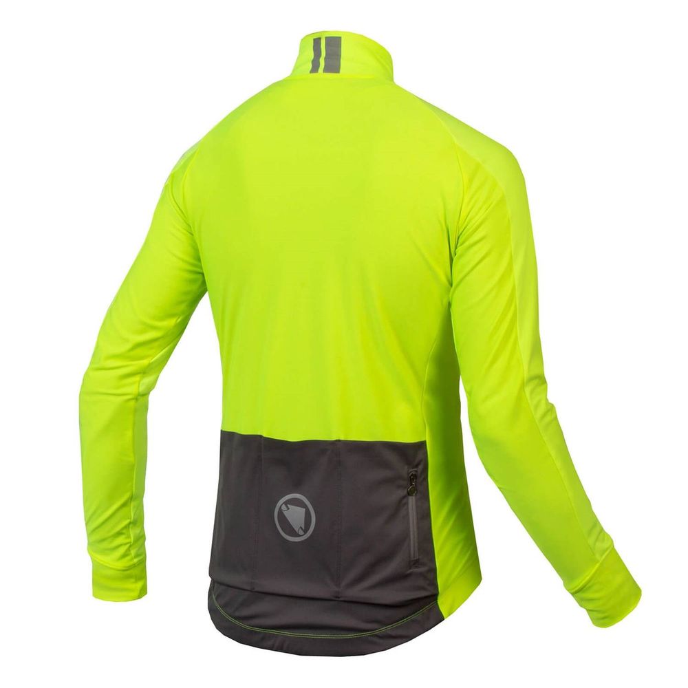 Endura FS260-Pro Jetstream Trikot II (langarm)/ Neon gelb/ Rückansicht