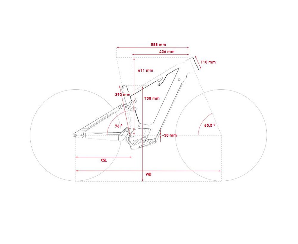 Ghost E-ASX 130 Universal 2023 - Größe S