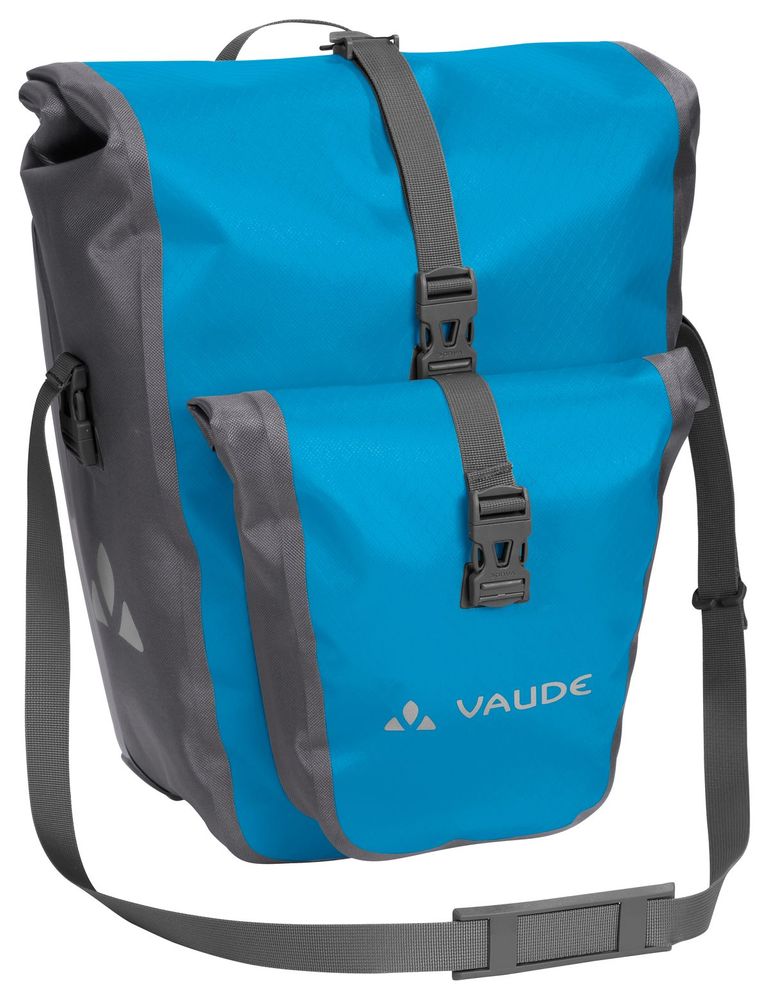 Vaude Aqua Back Plus Hinterradtasche in icicle Vorderansicht