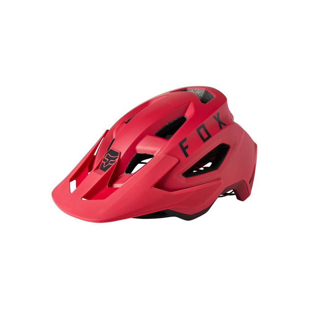 Fox Speedframe MIPS Helm - Flo Red - Seitenansicht