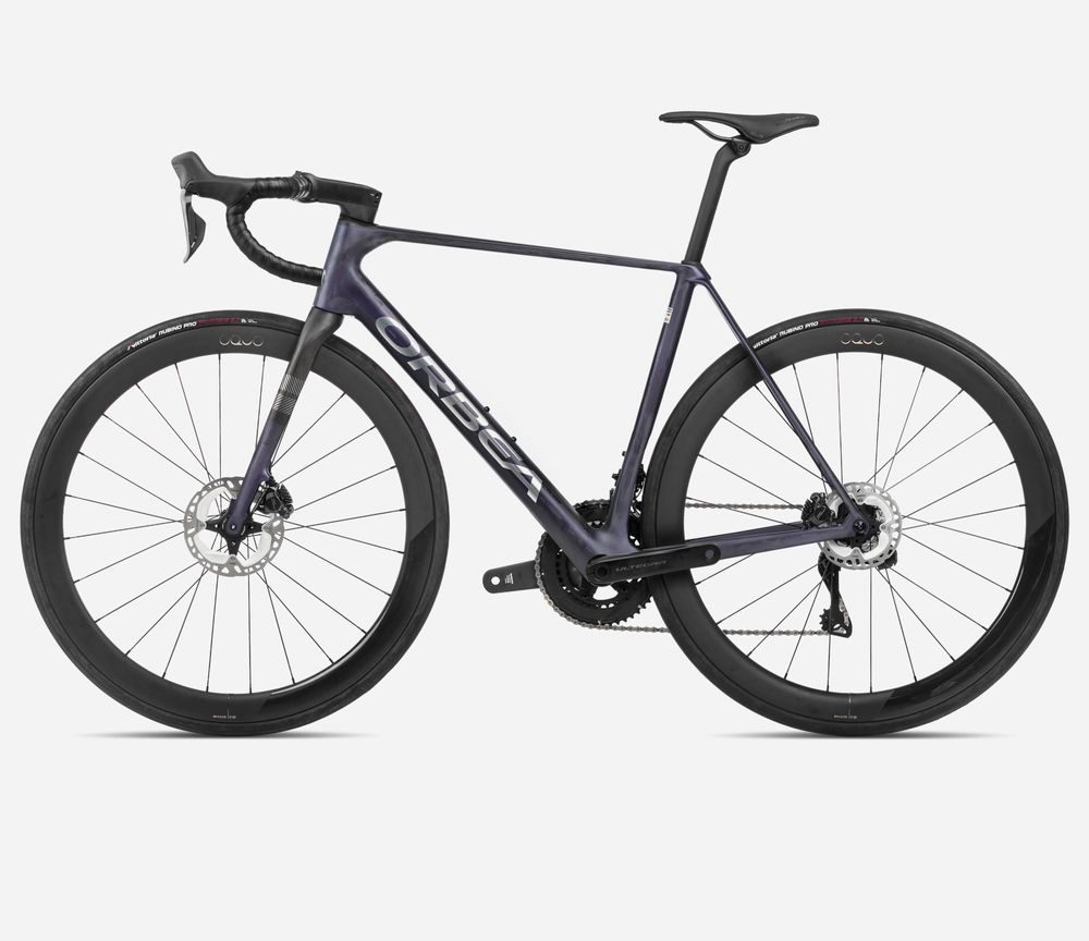 Orbea Orca M20iLTD  2024, Tanzanite (Matt) - Carbon Raw (Matt), Seitenansicht links