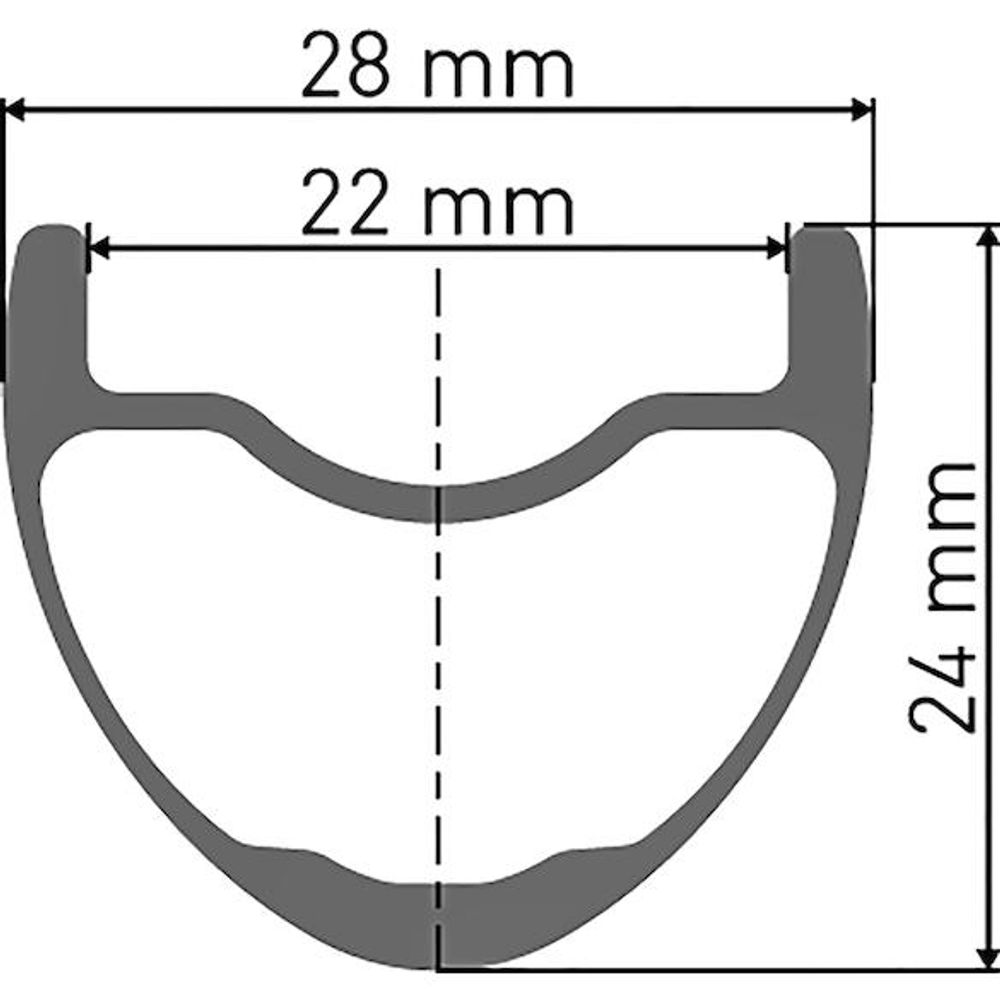 DT Swiss, Laufrad CRC 1400 Spline Disc 24 mm - VR 12/100 mm TA