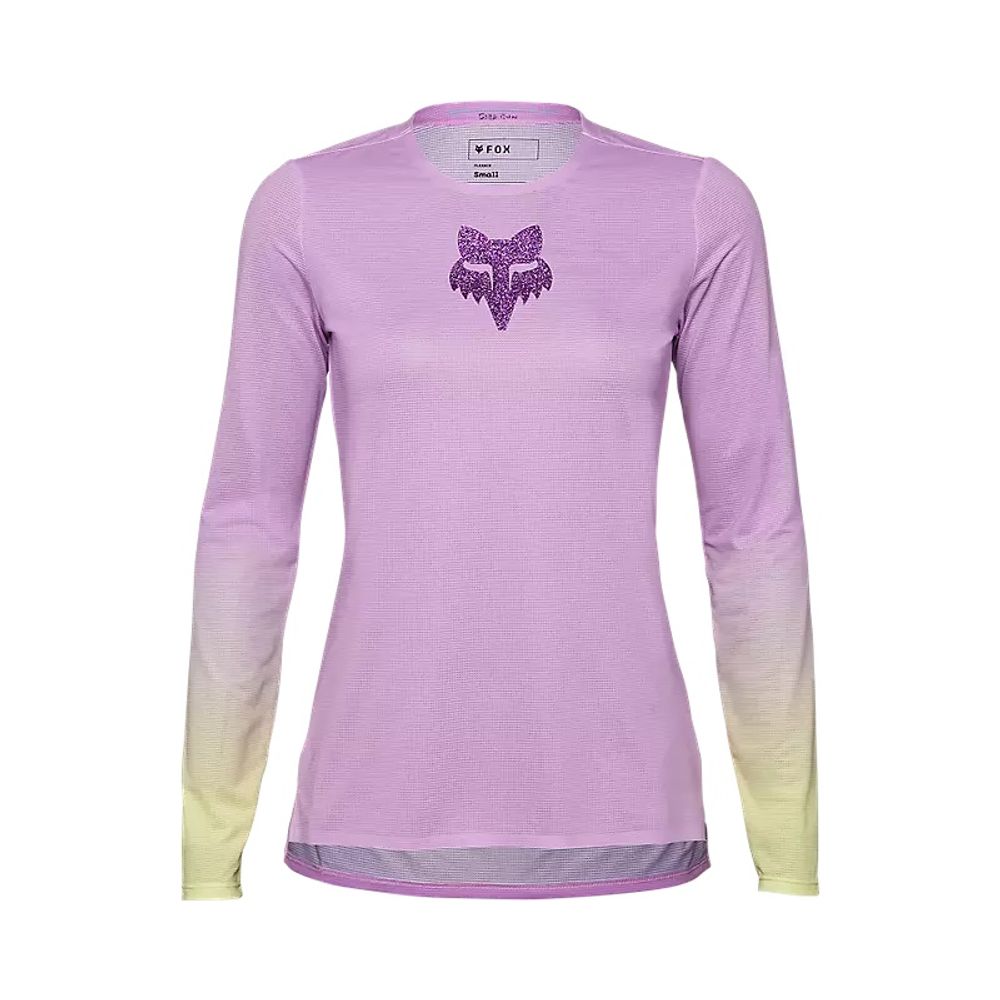 FOX Flexair TS57 Langärmliges Jersey - Rosa - Frontansicht