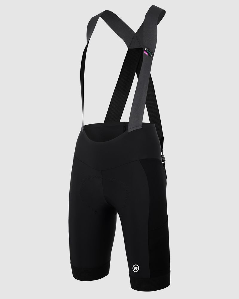 ASSOS UMA GTC Bib Shorts C2 Women Shorts, blackseries, Seitenansicht links