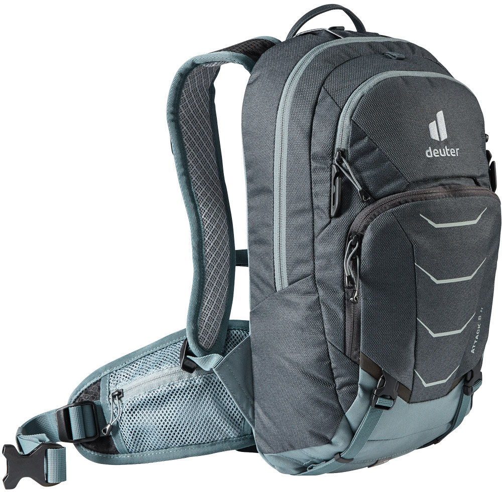 deuter Attack 8 JR Protektor-Rucksack in graphite shale dunkelgrau main