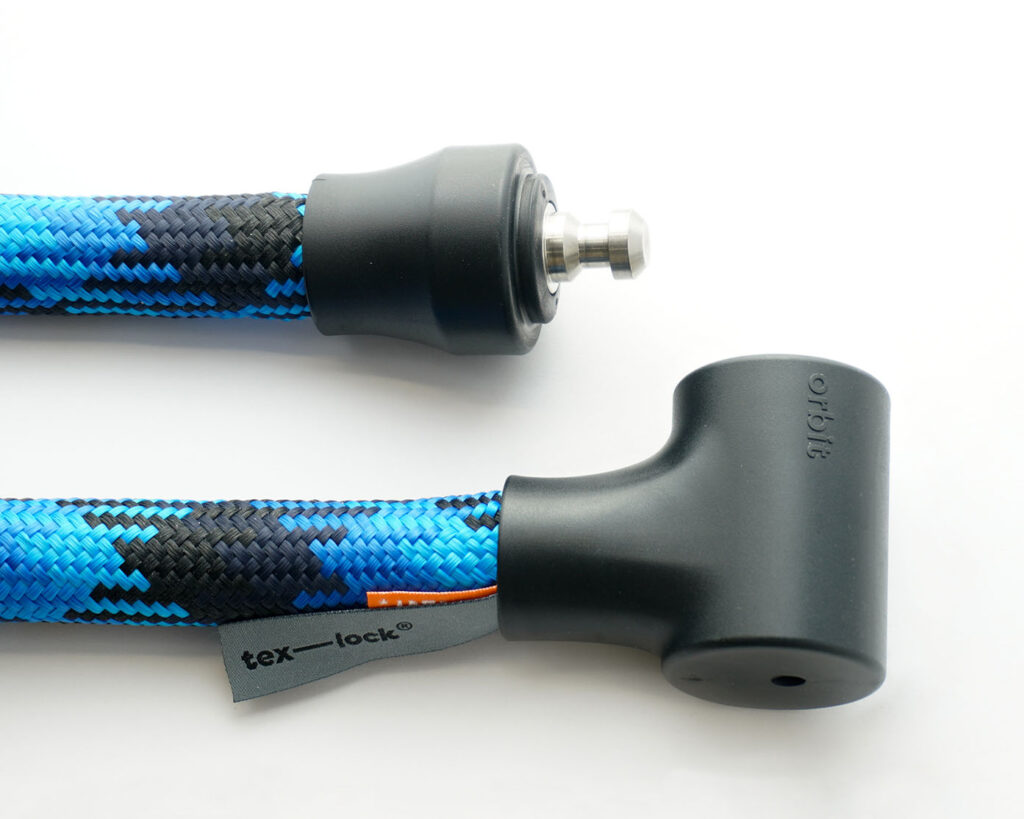 tex-lock orbit 120 Textilschloss, morpho blue