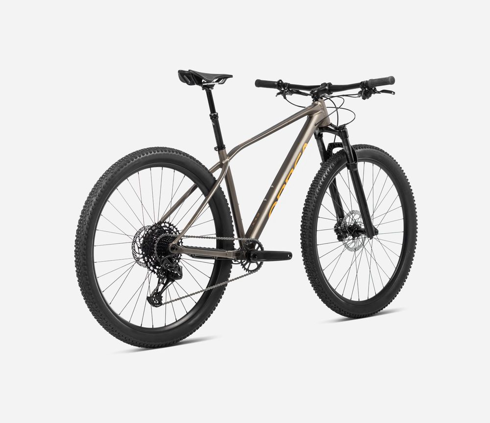 Orbea Alma H30 MTB 2024 - Taupe Brown (Matt) - Mango (Gloss)