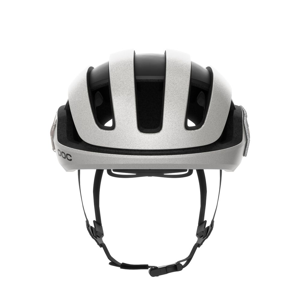 POC Omne Ultra MIPS Fahrradhelm, argentite silver matt, Frontansicht