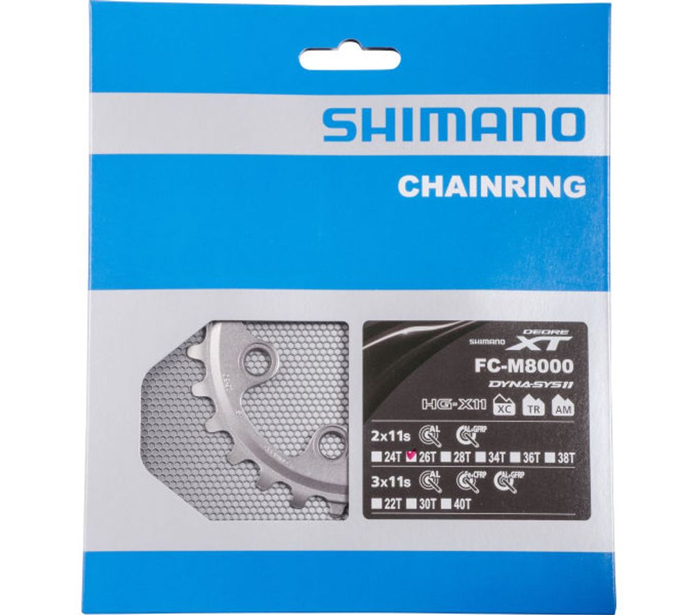 Shimano DEORE XT Kettenblatt FC-M8000-2 11-fach 26 Zähne