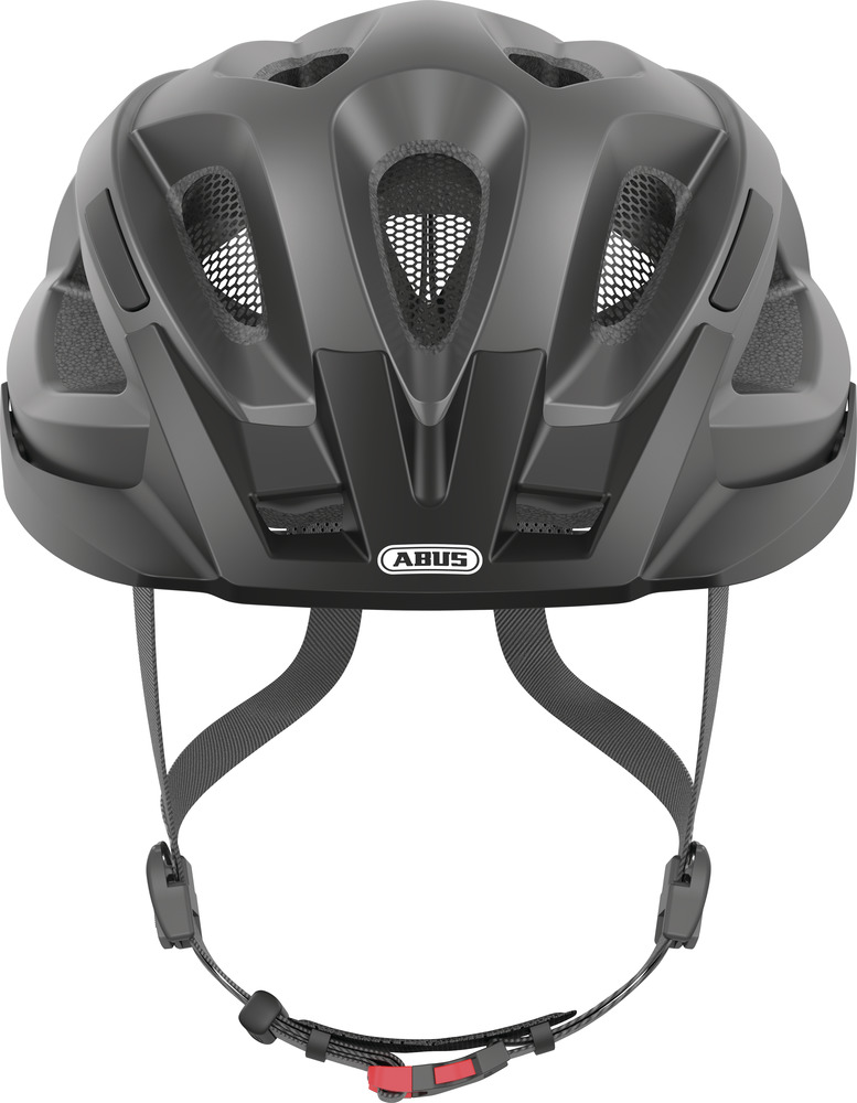 Abus ADURO 2.0 Fahrradhelm/ titan/ Frontansicht