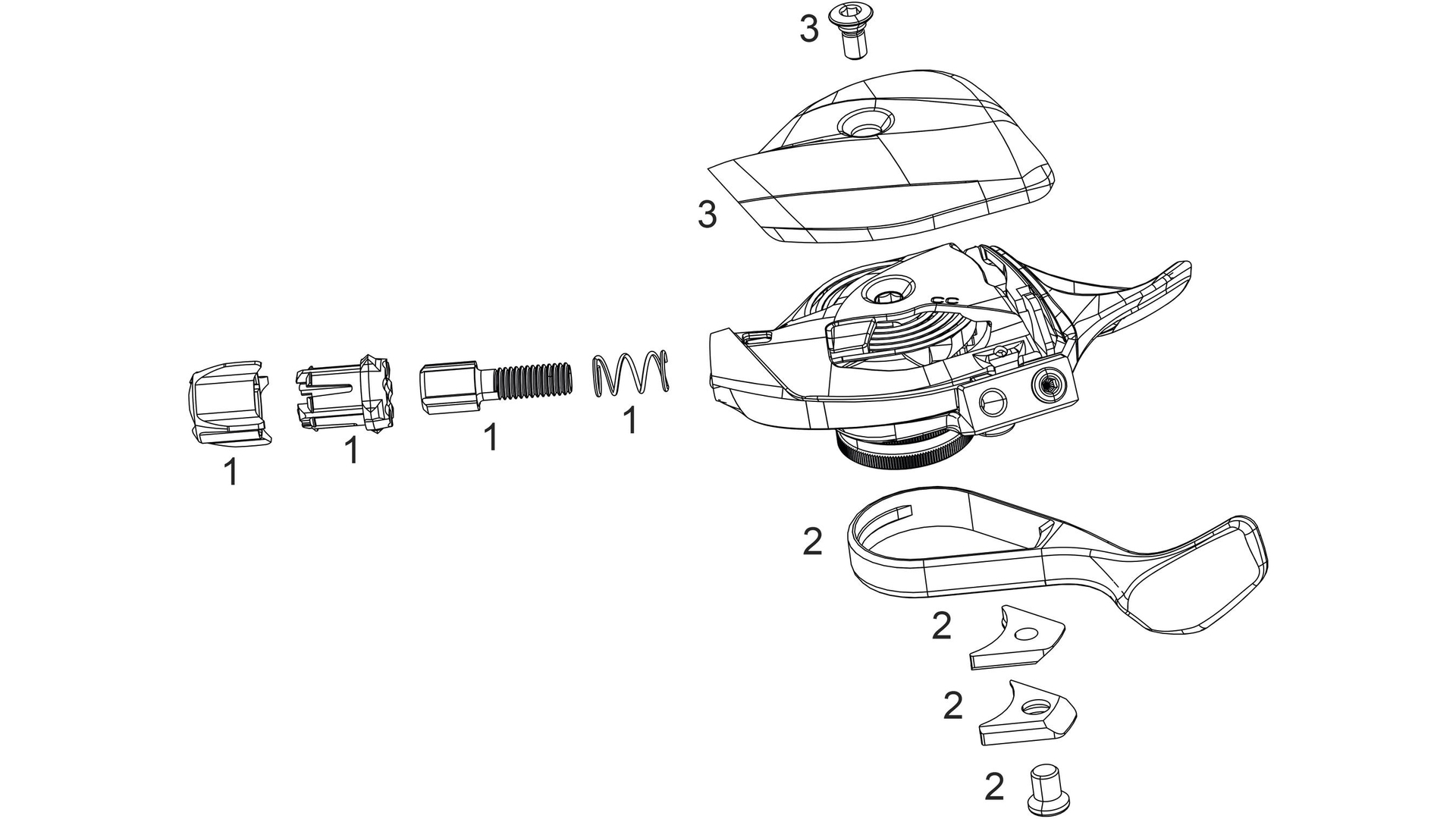 SRAM Ersatz für Triggerschalter "XX1 Eagle"