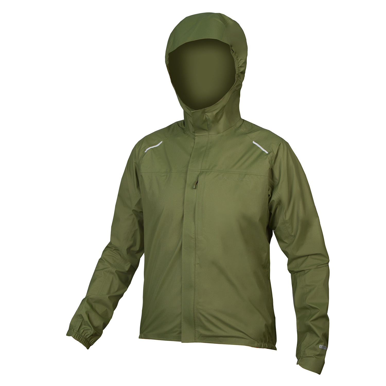 Endura GV500 Wasserdichte Jacke - Olivgrün, Vorderseite