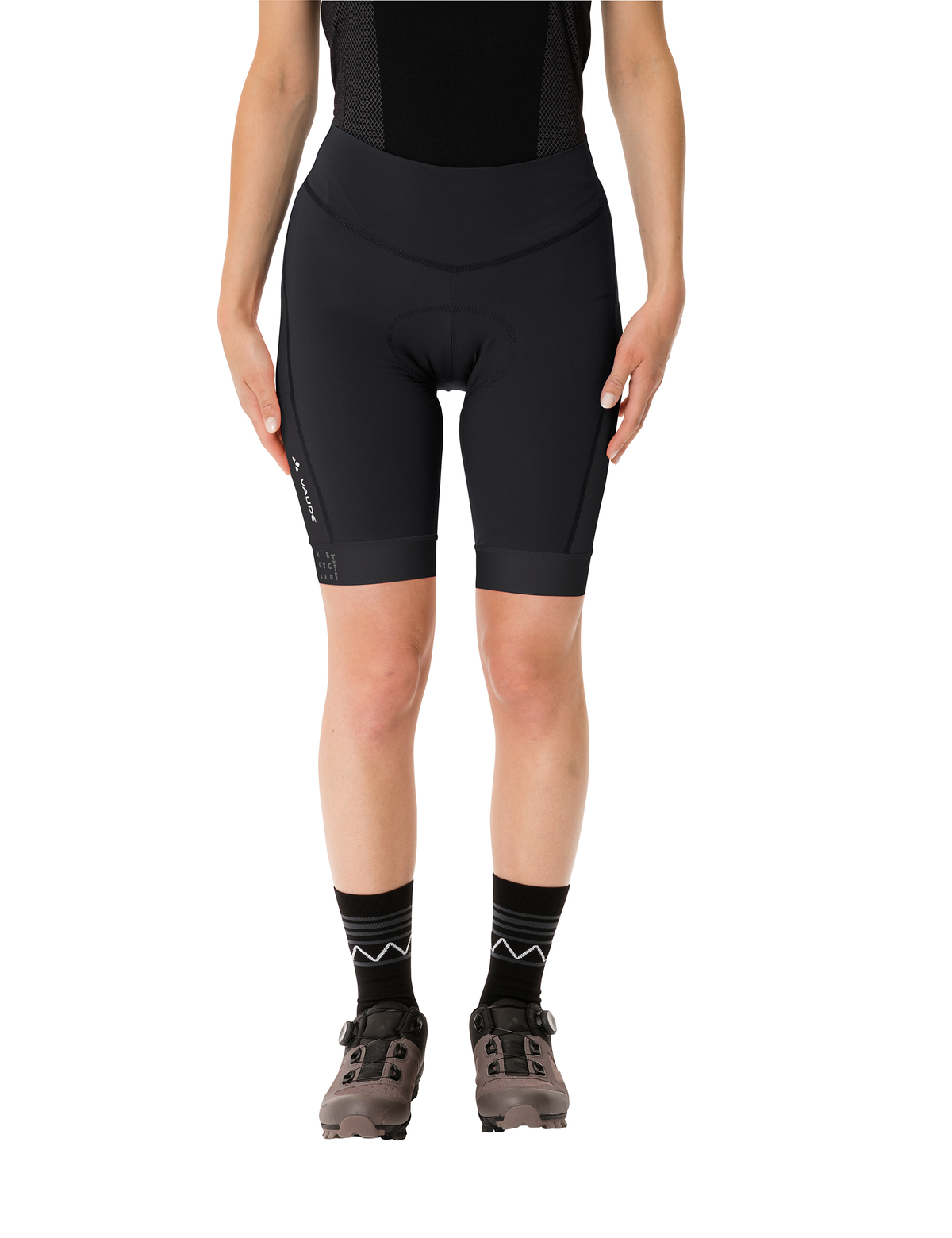 VAUDE Women's Kuro Tights Damen-Fahrradhose angezogen vorne