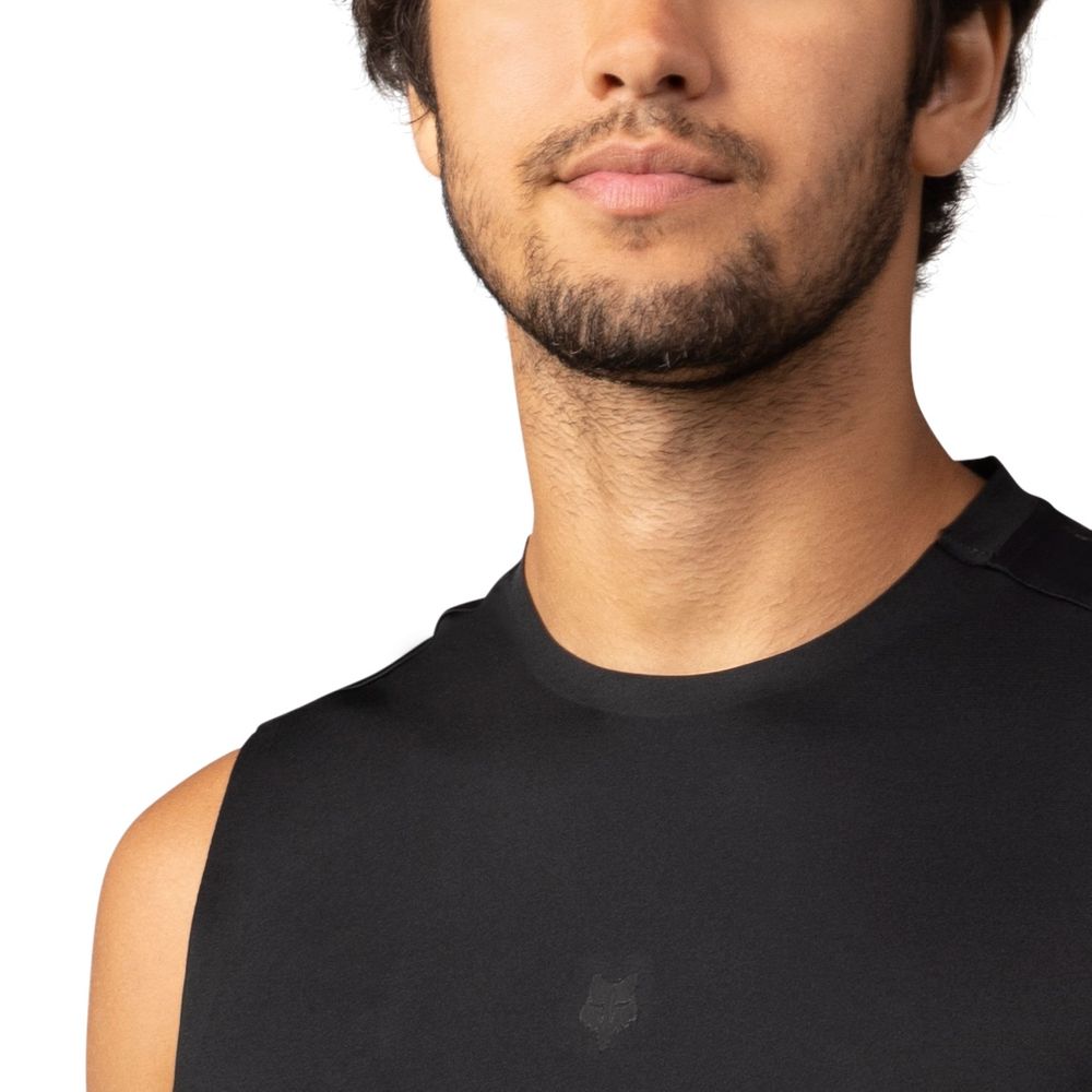 Fox Tecbase SL Ärmeloses Shirt, black, Detailansicht