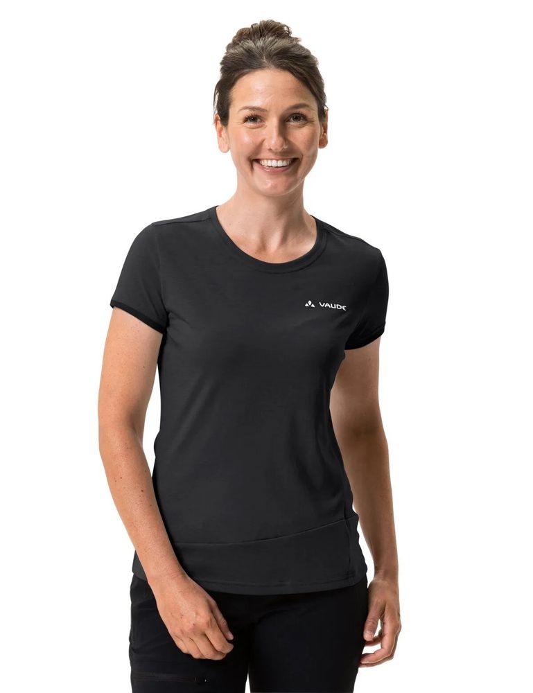 Vaude Women's Sveit Shirt, black/black, angezogen Vorderansicht