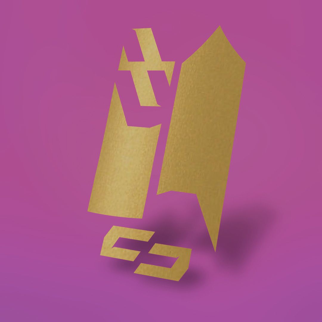 Unleazhed M02 sticker, gold