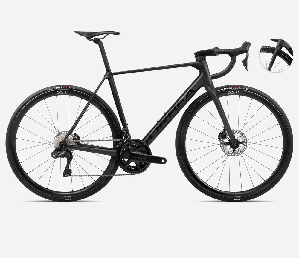 Orbea Orca M20iTeam 2024, Vulcano-Black(Matt) - Black(Gloss), Seitenansicht rechts