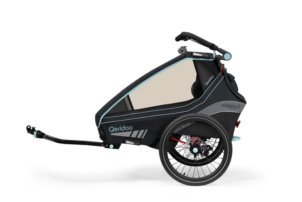 Qeridoo Kidgoo 2 Sport - Zweisitzer, arctic blue