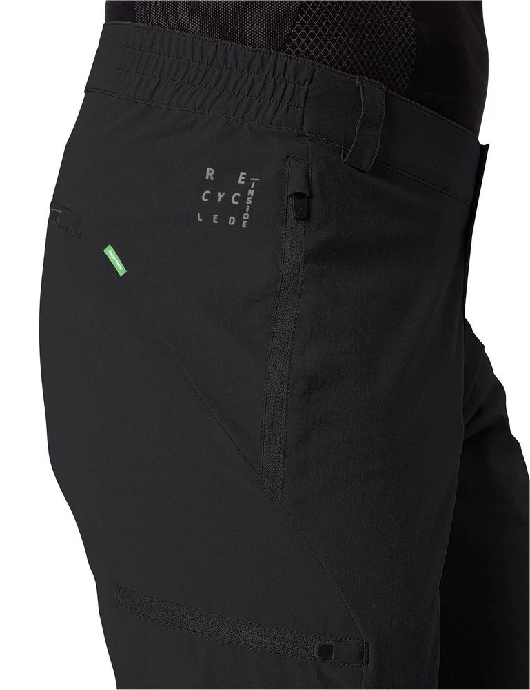 VAUDE Men's Yaras ZO Pants lange Zip-off-Hose für Radfahren Herren Detail seitlich