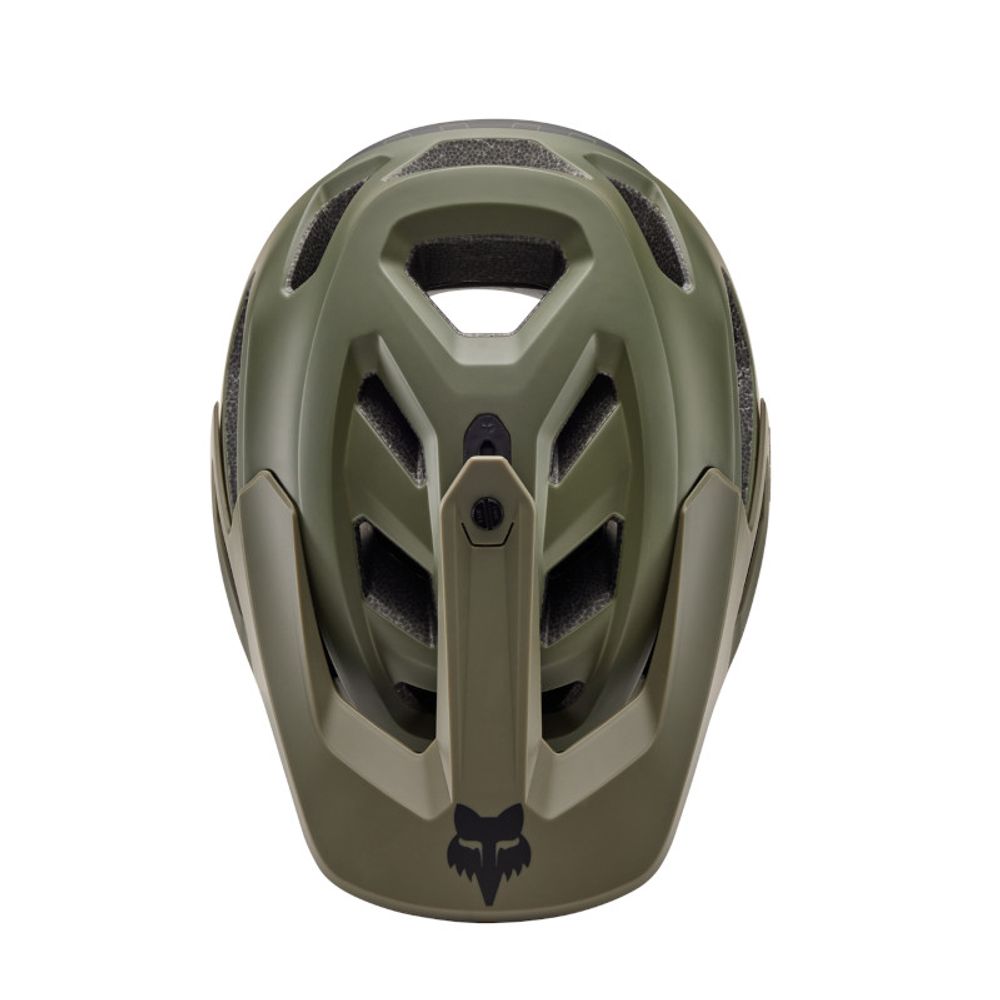 FOX Dropframe Pro Runn, CE Helm, olive green, Draufsicht