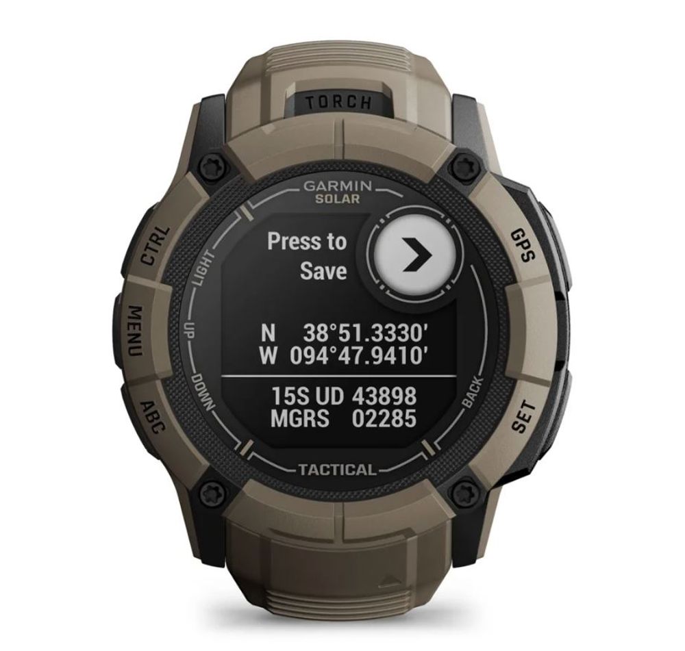 Garmin Instinct® 2X Solar – Tactical Edition | Robuste Multisport-Smartwatch - Olivgrün