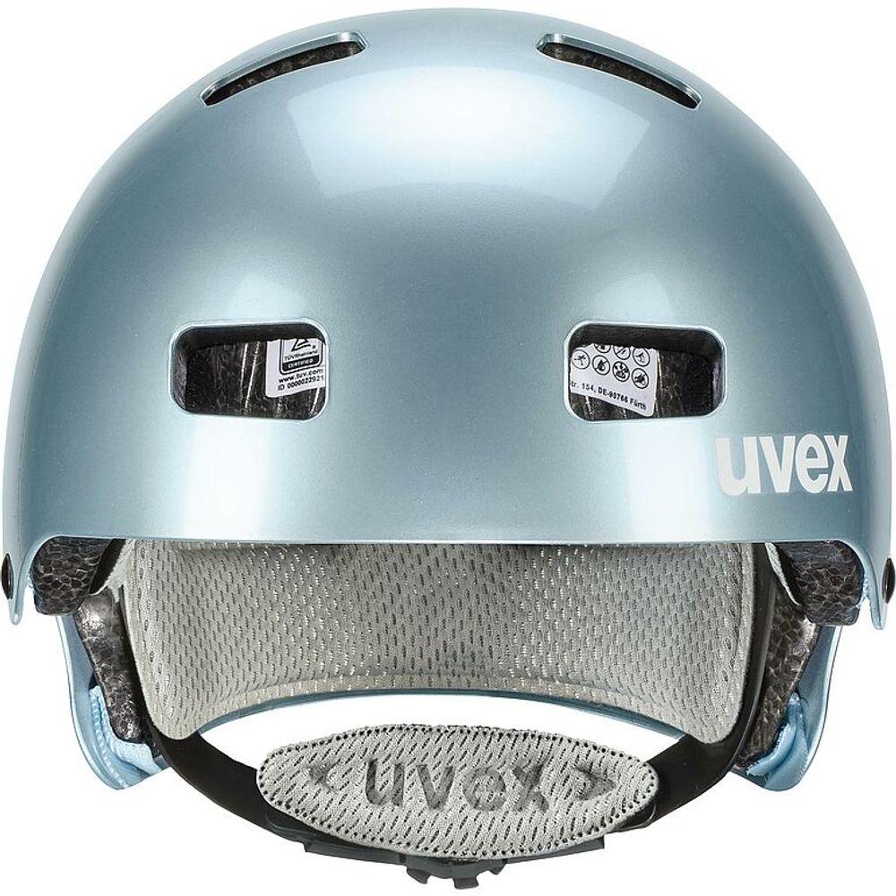 uvex kid 3 Kinderhelm, cloud-white, Frontansicht