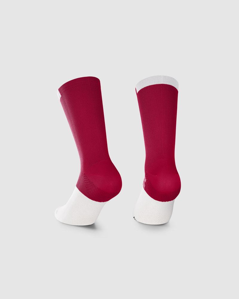 Assos GT Socks C2, bolgheri red, Rückansicht